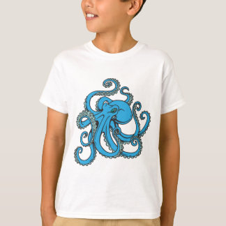 Ocean Blue Octopus T-shirt