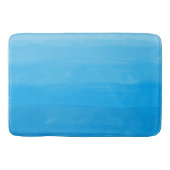 Ocean Blue Ombre Bath Mat (Voorkant)