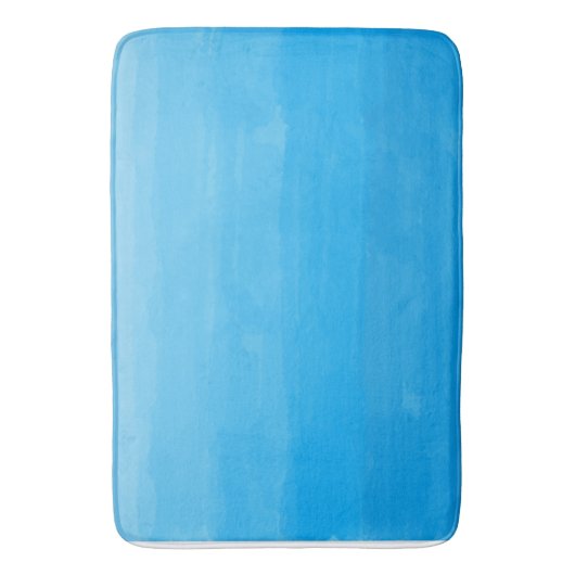 Ocean Blue Ombre Bath Mat (Voorkant Verticaal)