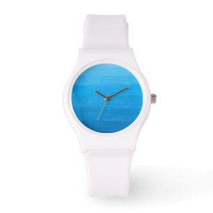 Ocean Blue Ombre polshorloge Horloge