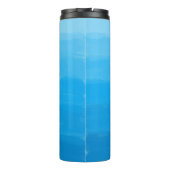 Ocean Blue Ombre Tumbler Thermosbeker (Achterkant)