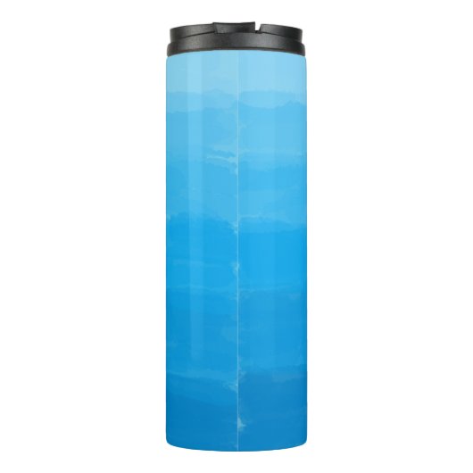 Ocean Blue Ombre Tumbler Thermosbeker (Achterkant)