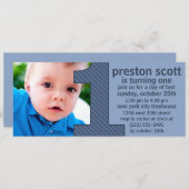 Ocean Blue One is de eerste verjaardag van de film Kaart (Voorkant / Achterkant)