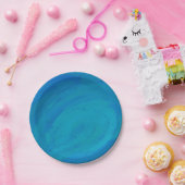 Ocean Blue Papieren Bordje (Feest)