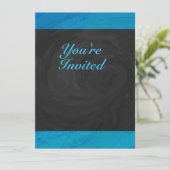 Ocean Blue Party Kaart (Staand voorkant)