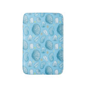 Ocean Blue Pattern Badmat (Voorkant Verticaal)