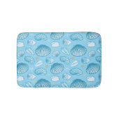 Ocean Blue Pattern Badmat (Voorkant)
