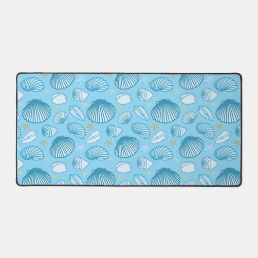 Ocean Blue Pattern Bureaumat (Voorkant)