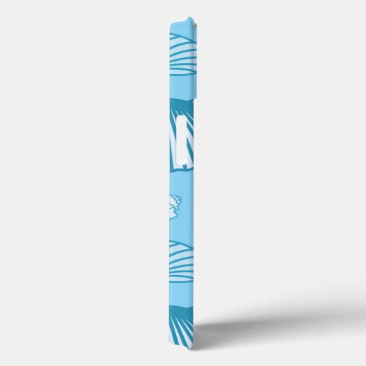 Ocean Blue Pattern Case-Mate iPhone Case (Achterkant / Rechts)