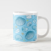 Ocean Blue Pattern Grote Koffiekop (Rechts)