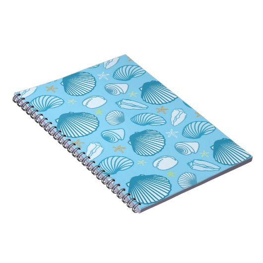 Ocean Blue Pattern Notitieboek (Rechterzijde)