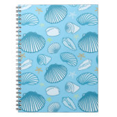 Ocean Blue Pattern Notitieboek (Voorkant)