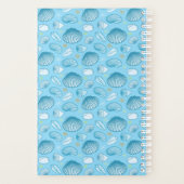 Ocean Blue Pattern Planner (Achterkant)