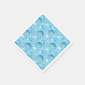 Ocean Blue Pattern Servet (Hoek)