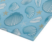 Ocean Blue Pattern Snijplank (Hoek)