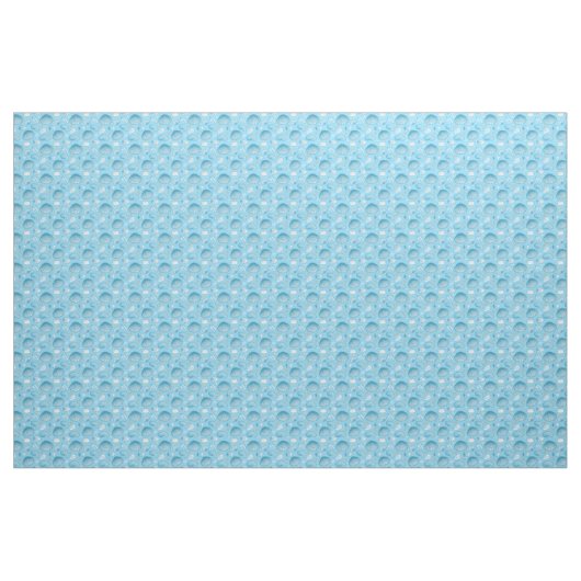 Ocean Blue Pattern Stof (Yard (91,4 cm))
