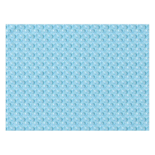 Ocean Blue Pattern Tafelkleed (Voorkant (Horizontaal))