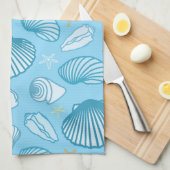 Ocean Blue Pattern Theedoek (Quarter Fold)