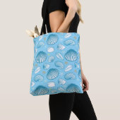 Ocean Blue Pattern Tote Bag (Dichtbij)