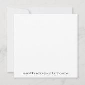 Ocean Blue Pin Party Bowling Birthday Party Kaart (Achterkant)