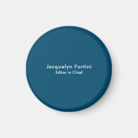 Ocean Blue Plain Elegant Modern Minimalist