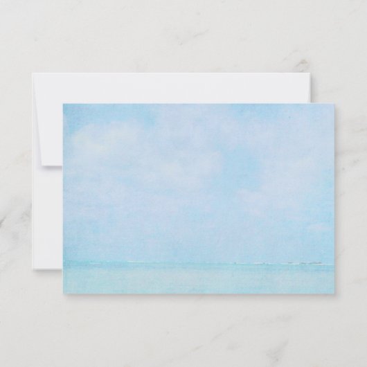 Ocean Blue RSVP (Achterkant)