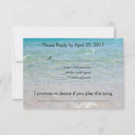 Ocean Blue Rsvp met liedje Aanvraag