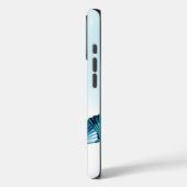 Ocean Blue Scallop-rand Case-Mate iPhone Case (Achterkant / Links)