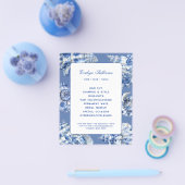 Ocean Blue Seashells Flyer (Enkel)