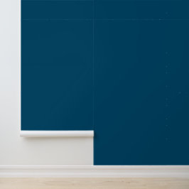 Ocean Blue Simple Elegant Behang