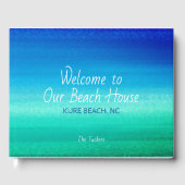 Ocean Blue Summer Beach House Vacting Rental Gastenboek (Voorkant)