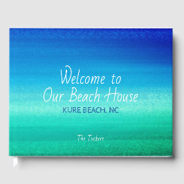 Ocean Blue Summer Beach House Vacting Rental Gastenboek