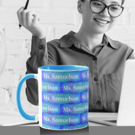 Ocean Blue Teacher Waardering Mok