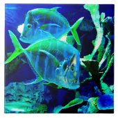 Ocean Blue Tegeltje (Voorkant)