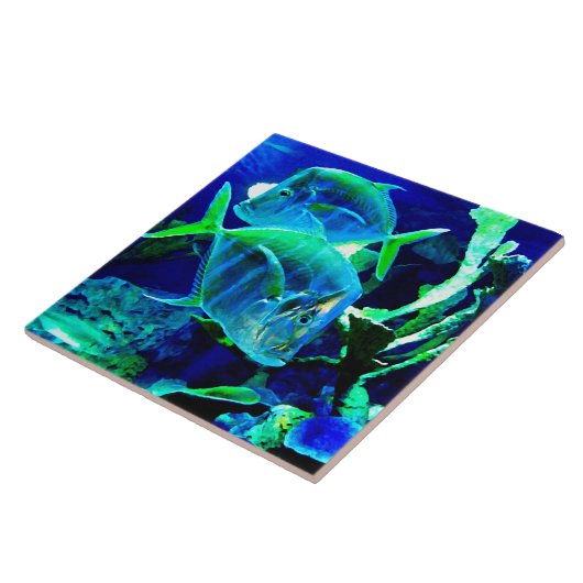 Ocean Blue Tegeltje (Zijkant)