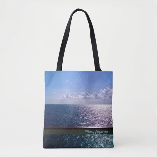 Ocean Blue Tote Bag (Voorkant)