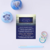 Ocean Blue, Travel Agent Adverteren Flyer (Enkel)