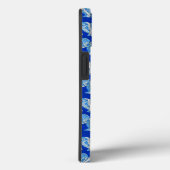 Ocean Blue Tribal Tattoo Manatees Case-Mate iPhone Case (Achterkant / Rechts)