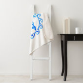 Ocean Blue Tribal Turtle Aruba Sherpa Deken (In situ)