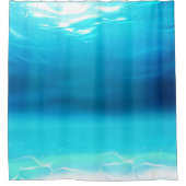 Ocean Blue Water Shower Curtain Douchegordijn (Voorkant)