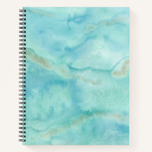 Ocean Blue Waterverf Beachy Cool Notitieboek