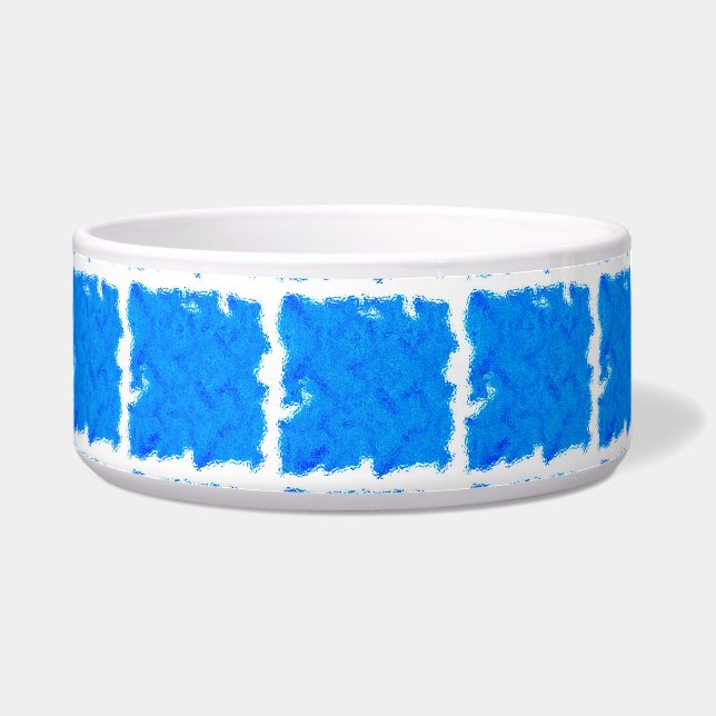 Ocean Blue Waterverf Voerbakje (Links)