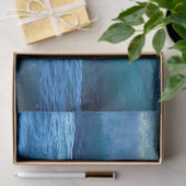 Ocean Blue Wave 4 20x30 deduplicatiedocument Tissuepapier (Geschenk)