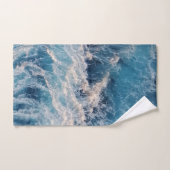 Ocean Blue Waves Bad Handdoek (Handdoek)