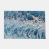Ocean Blue Waves Deurmat (Voorkant)