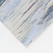 Ocean Blue Waves Fleece Deken (Hoek)