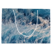 Ocean Blue Waves Groot Cadeauzakje (Achterkant)