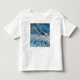 Ocean Blue Waves Kinder Shirts