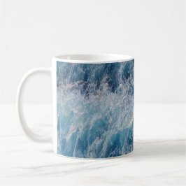 Ocean Blue Waves Koffiemok