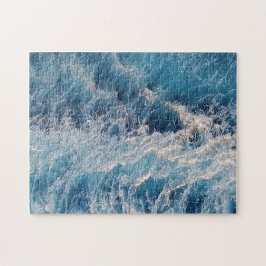 Ocean Blue Waves Legpuzzel (Horizontaal)
